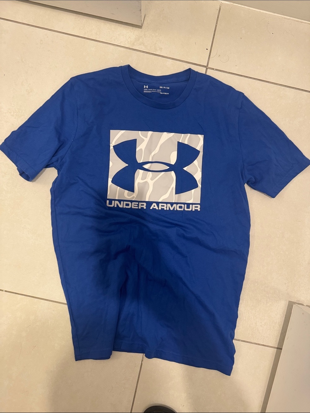 Under Armour Royal Blue Logo Graphic Short-Sleeve Tee